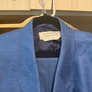 Gabriela Hearst Classic Blue Blazer